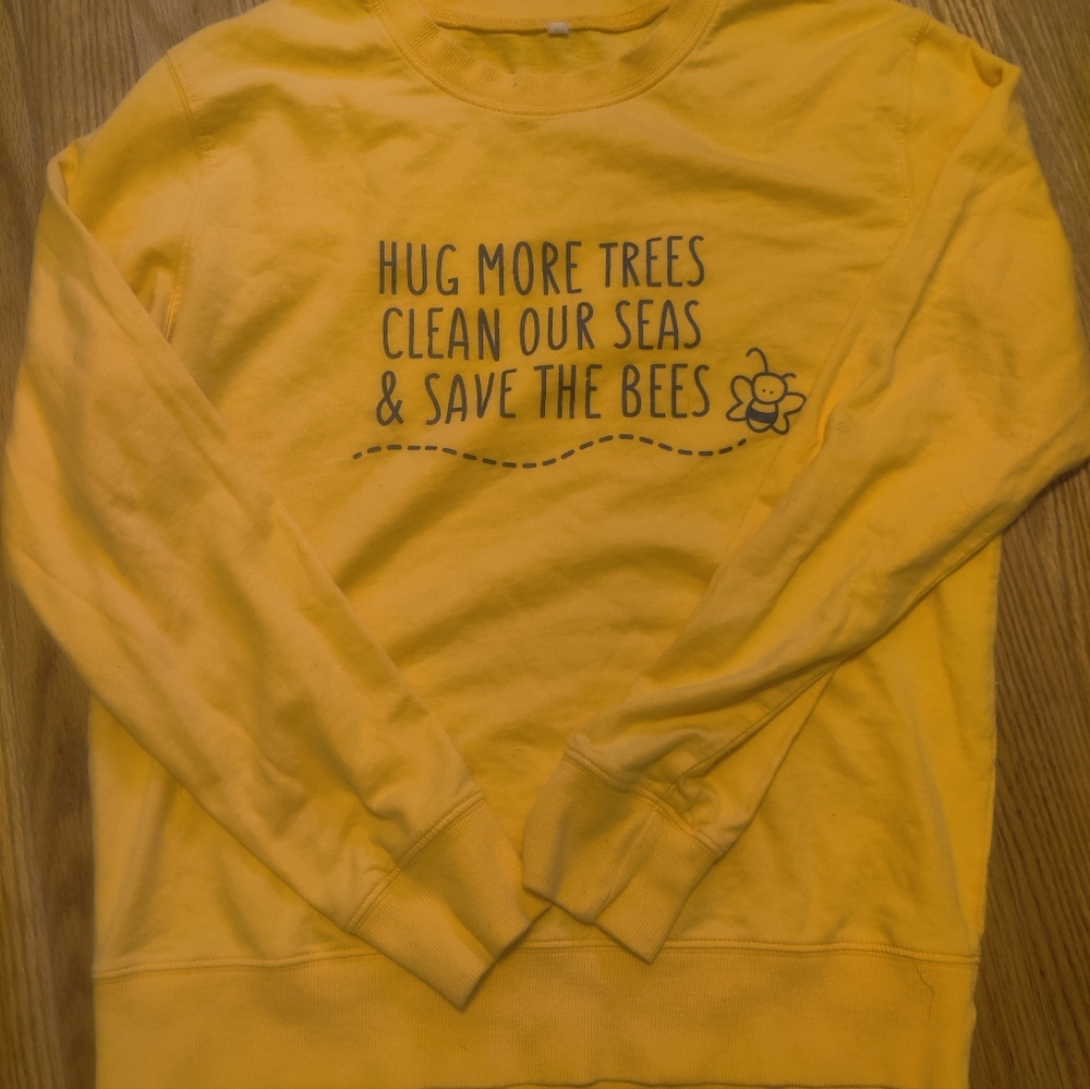 Yellow Graphic Sweatshirt